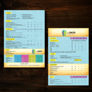 Menu Design by uk for Solo Tacos Tijuana Style | Design: #12115355