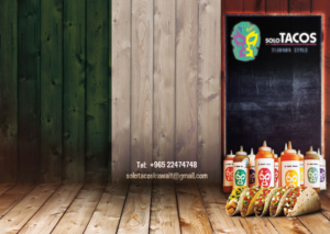 Menu Design for a hip Taco Bar | Menü-Design von alessandroevge