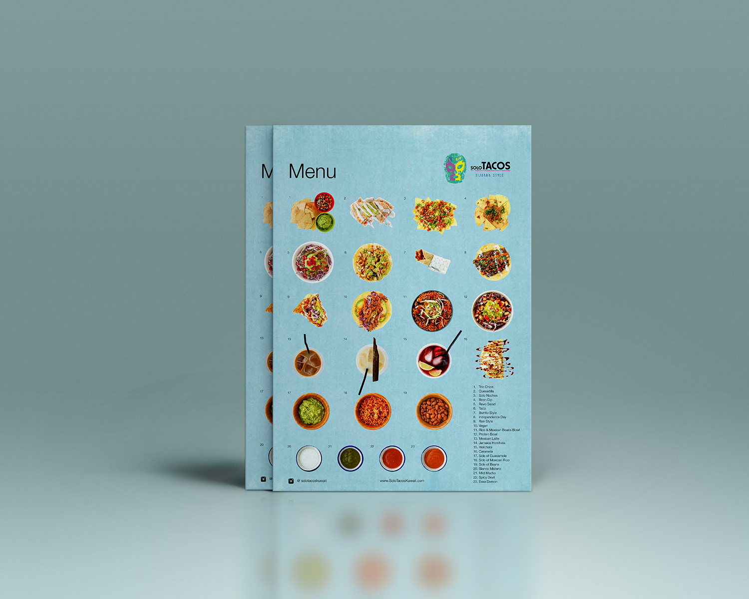 Menu Design by Hermitage Creative for Solo Tacos Tijuana Style | Design #12098550