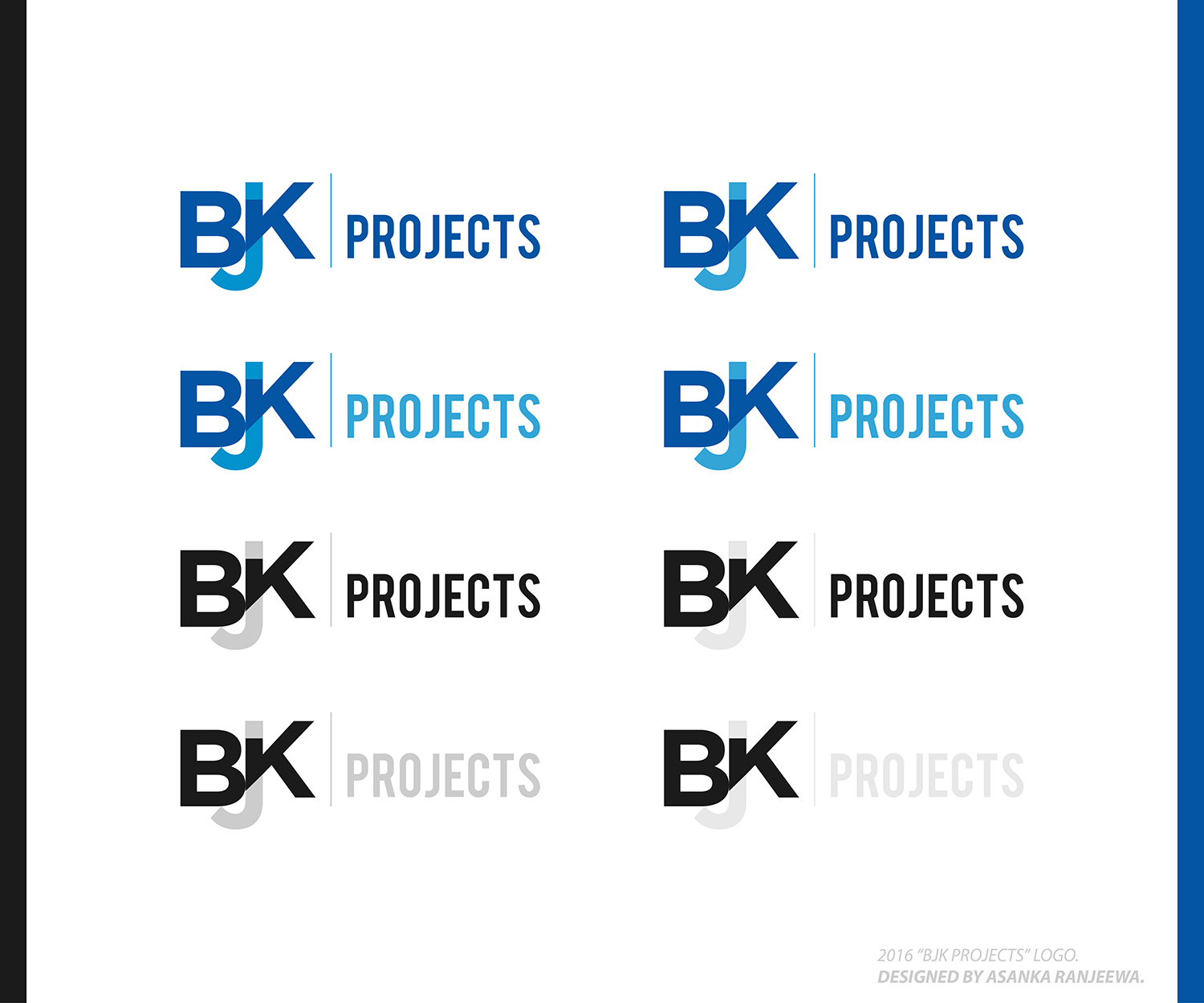 Logo Design by Asanka Ranjeewa for BJK Projects | Design #12069770