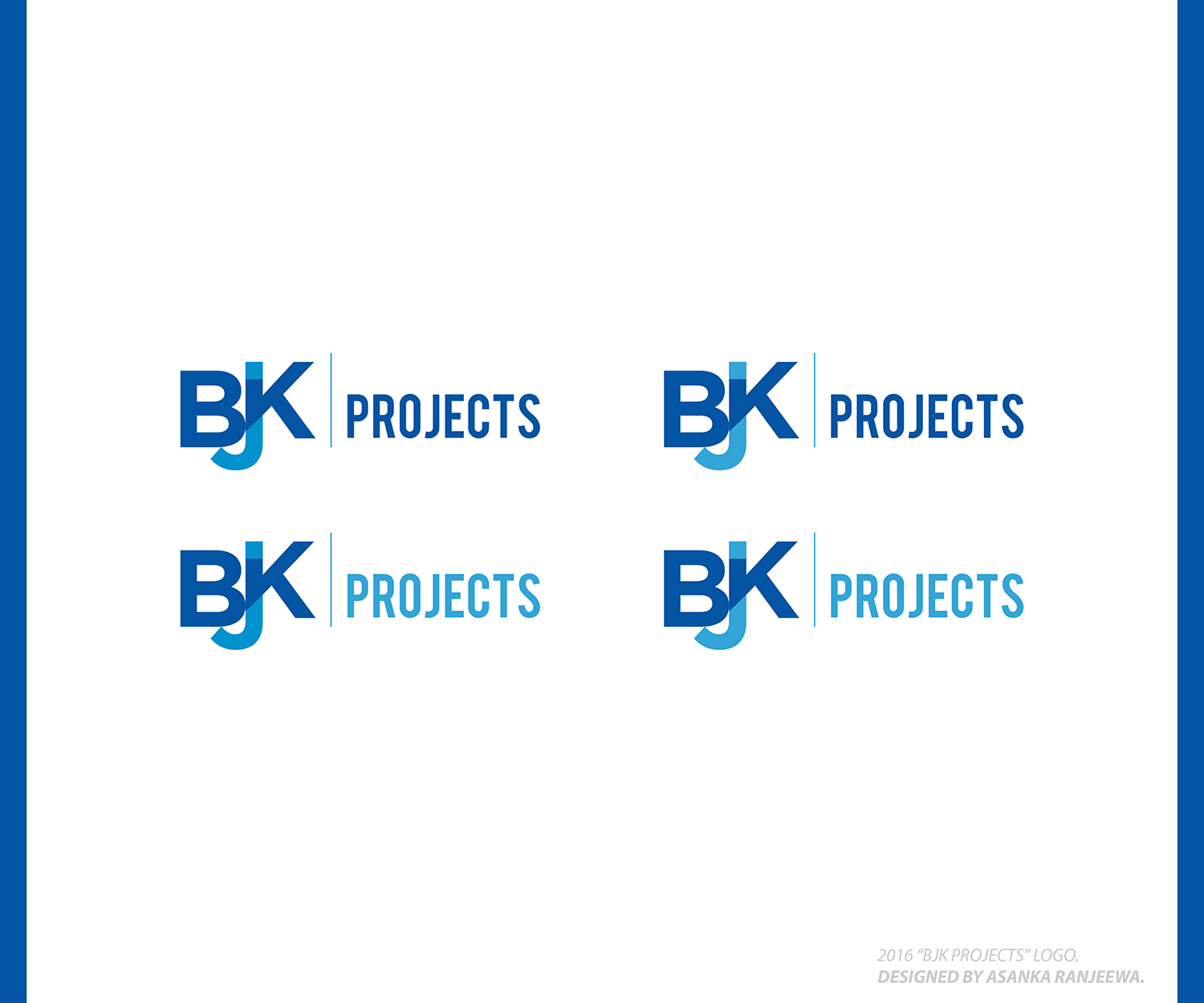 Logo Design by Asanka Ranjeewa for BJK Projects | Design #12069771
