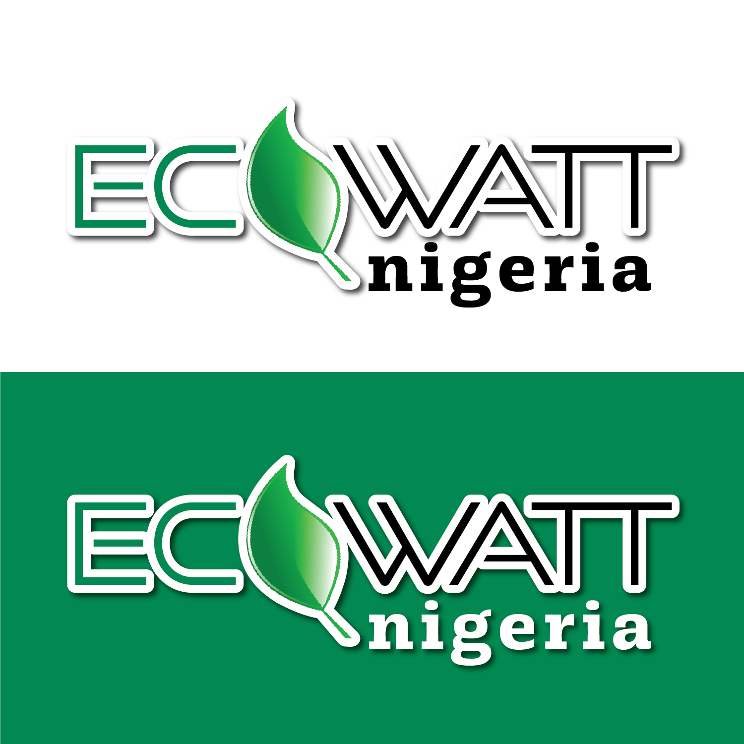 Logo Design by kaligraf for Ecowatt Nigeria Ltd. | Design #12004625