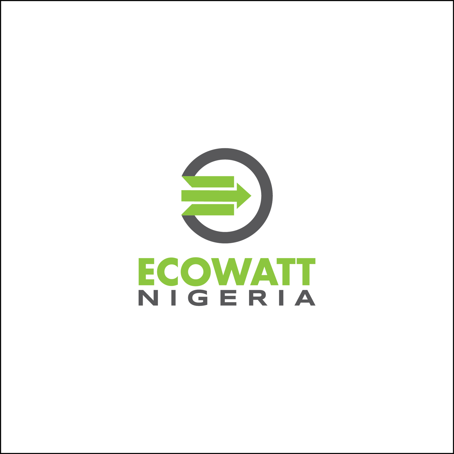 Logo Design by iqbalkabir for Ecowatt Nigeria Ltd. | Design #11987552