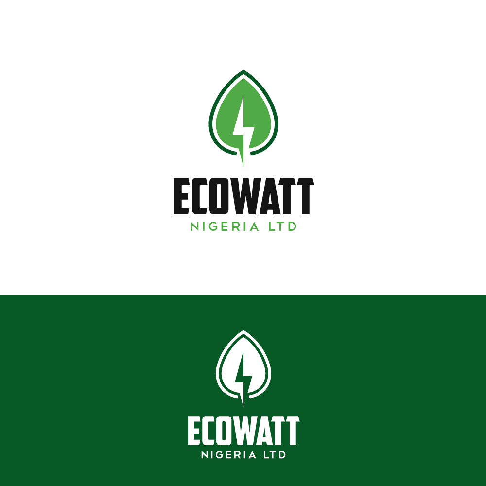Logo Design by @vorbys for Ecowatt Nigeria Ltd. | Design #12069645
