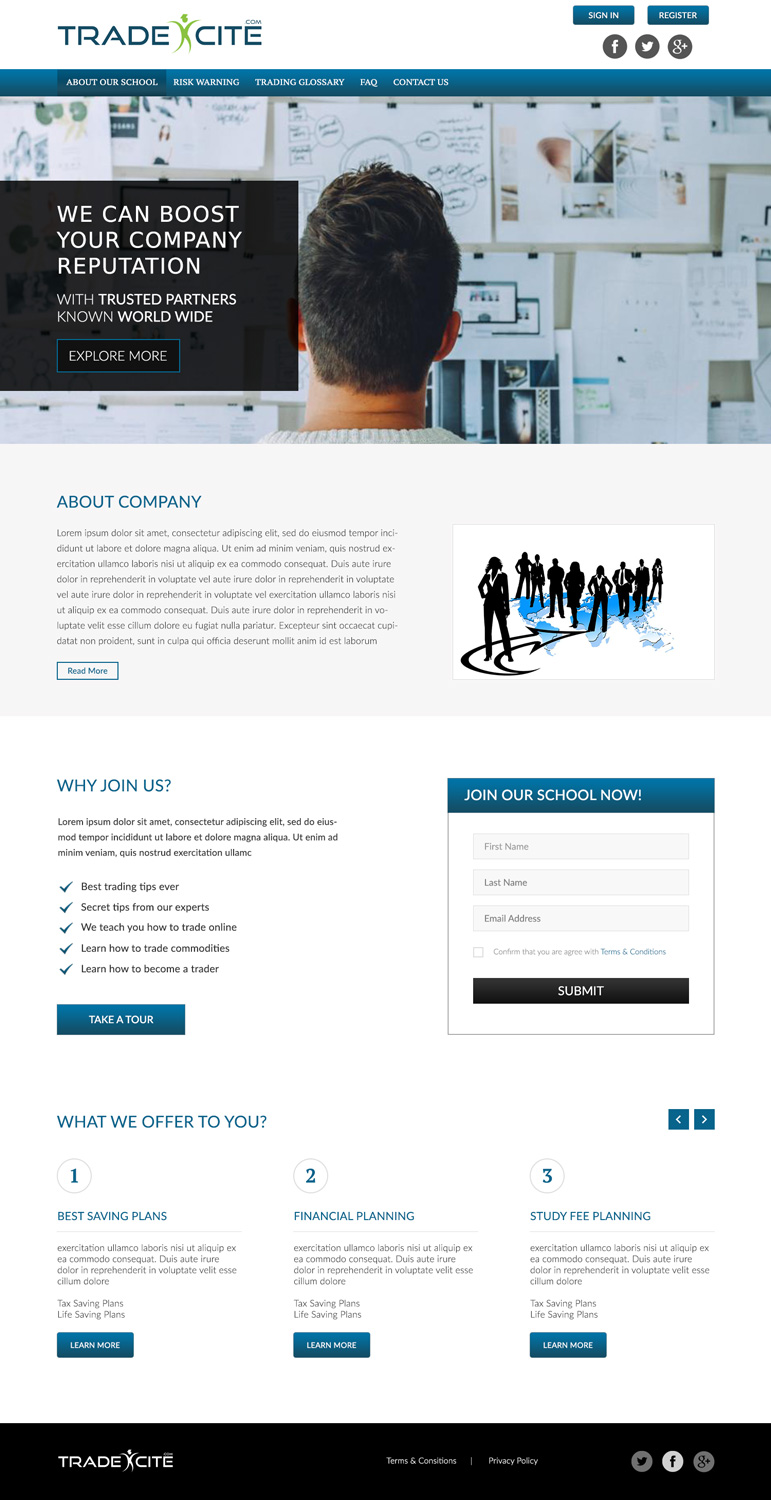 Web Design by eMARK for this project | Design #12012379