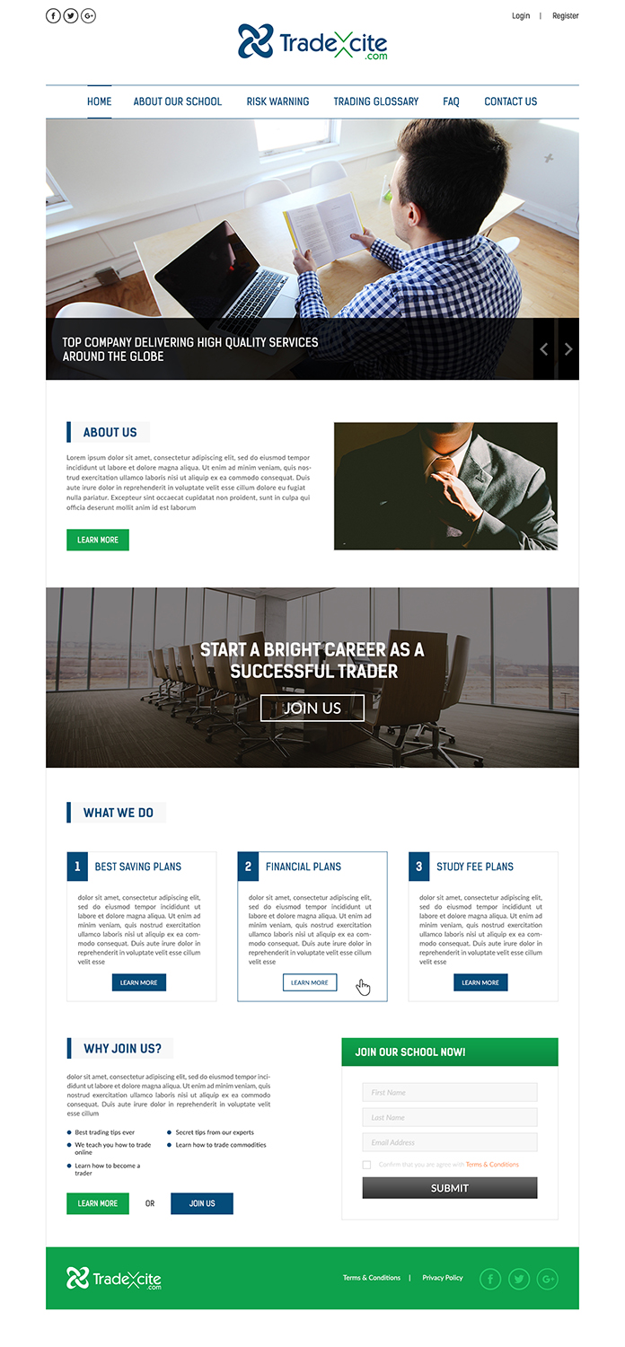 Web Design par eMARK pour ce projet | Design #12012381