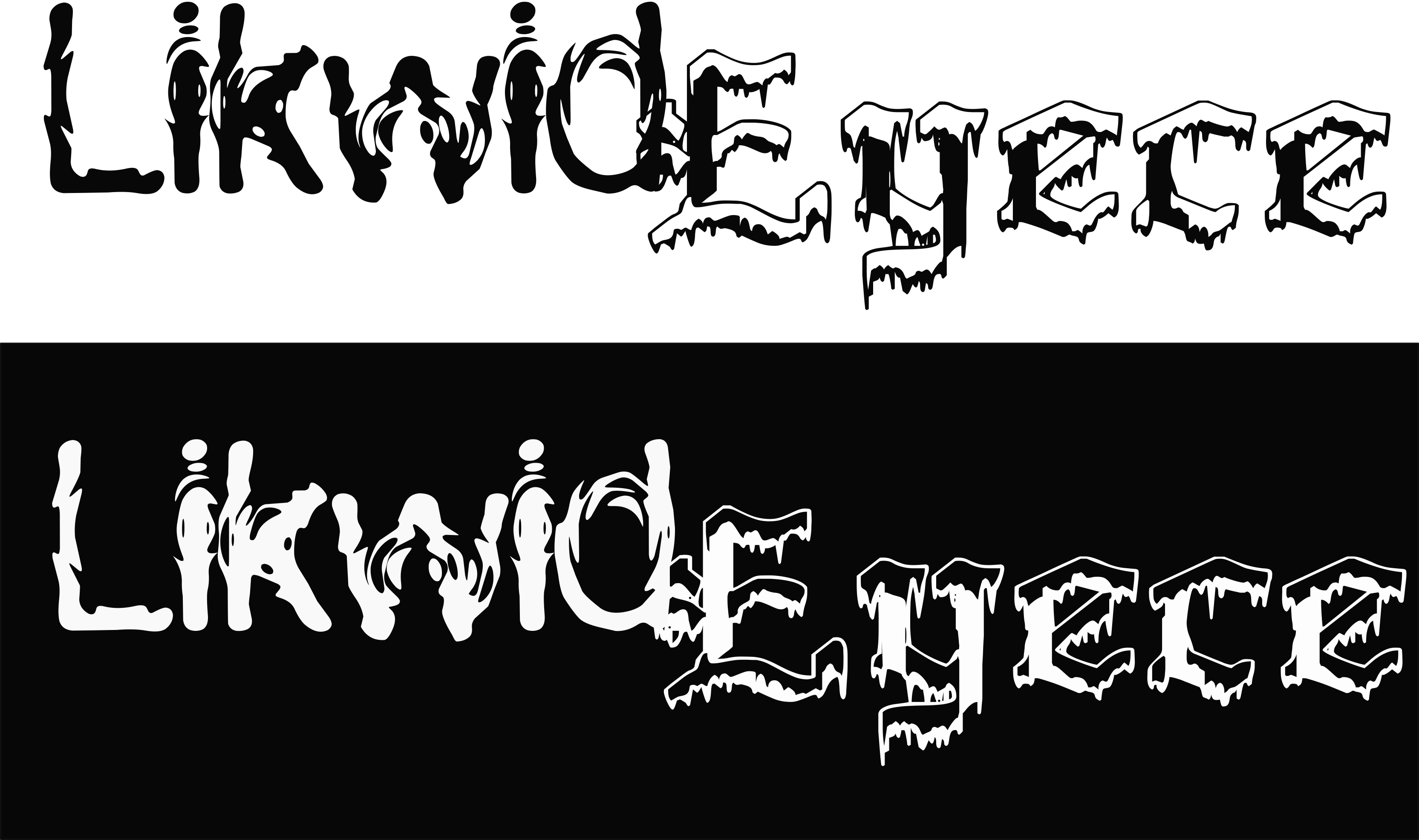 Logo Design by Kristina Edstrom for Likwid Eyece | Design #27697