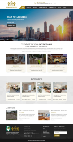 Web Design by pb for this project | Design: #12003269