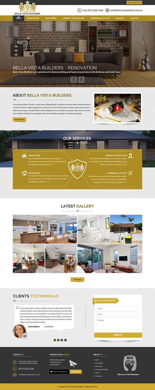 Web Design by Sbss for this project | Design #12008793