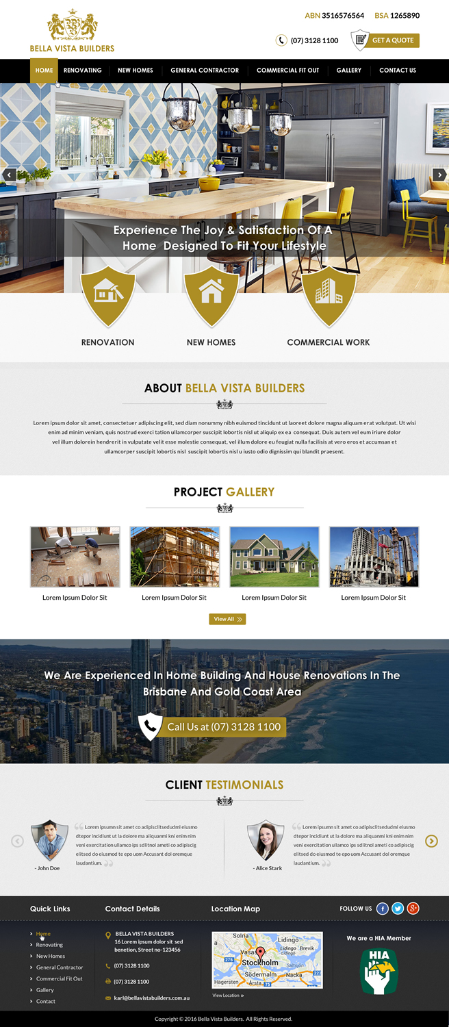 Web Design by Sbss for this project | Design #12011072