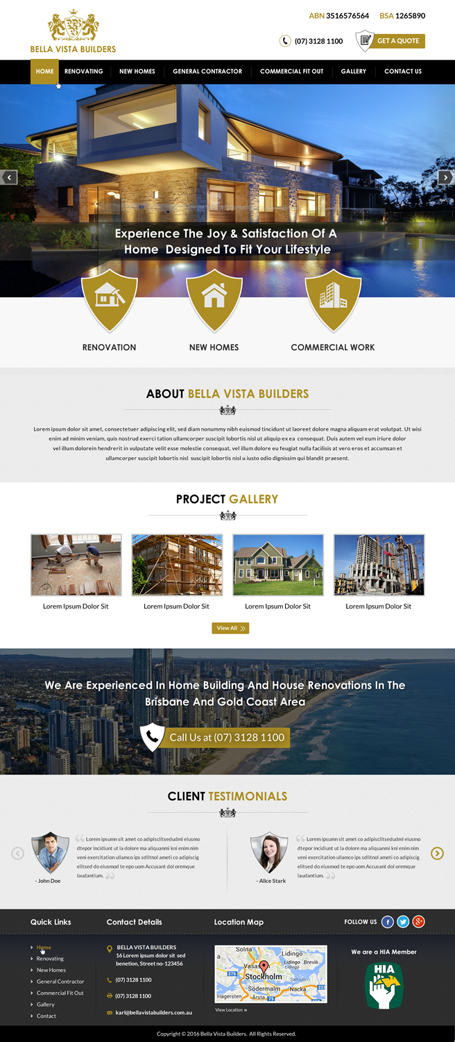 Web Design by Sbss for this project | Design #12011074