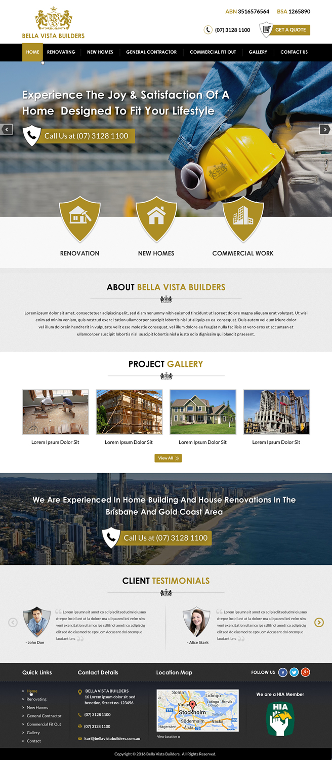 Web Design by Sbss for this project | Design #12011075