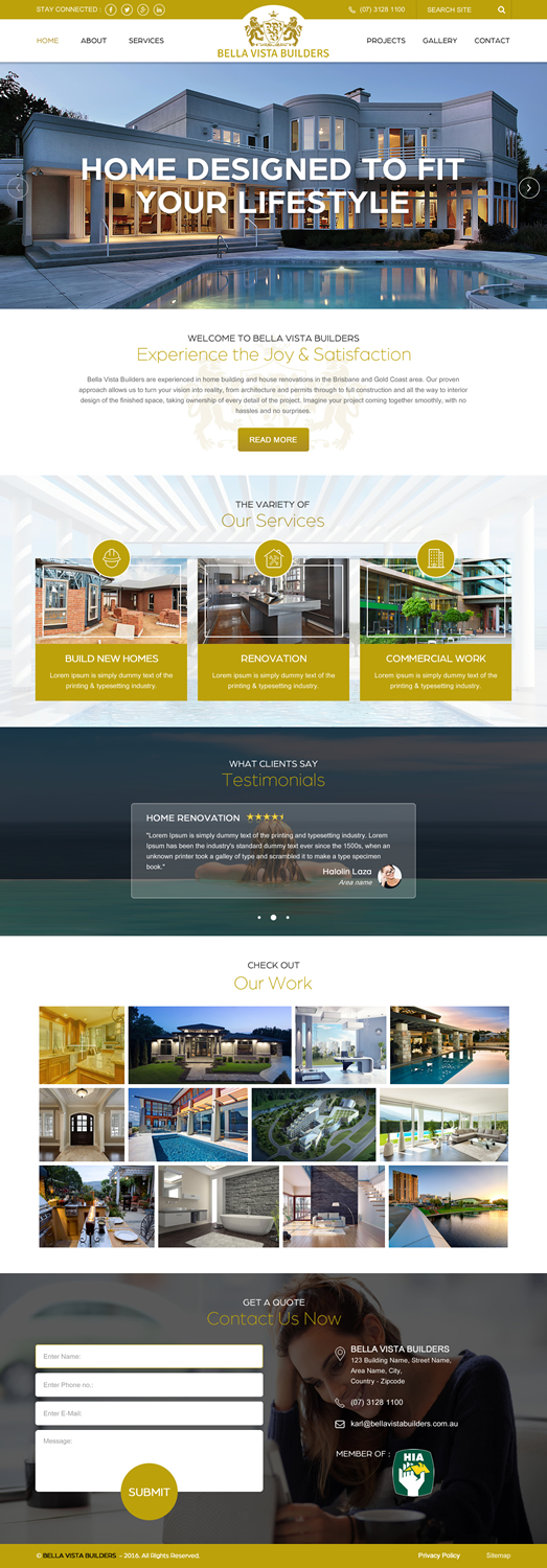 Web Design by rightway for this project | Design #12004980