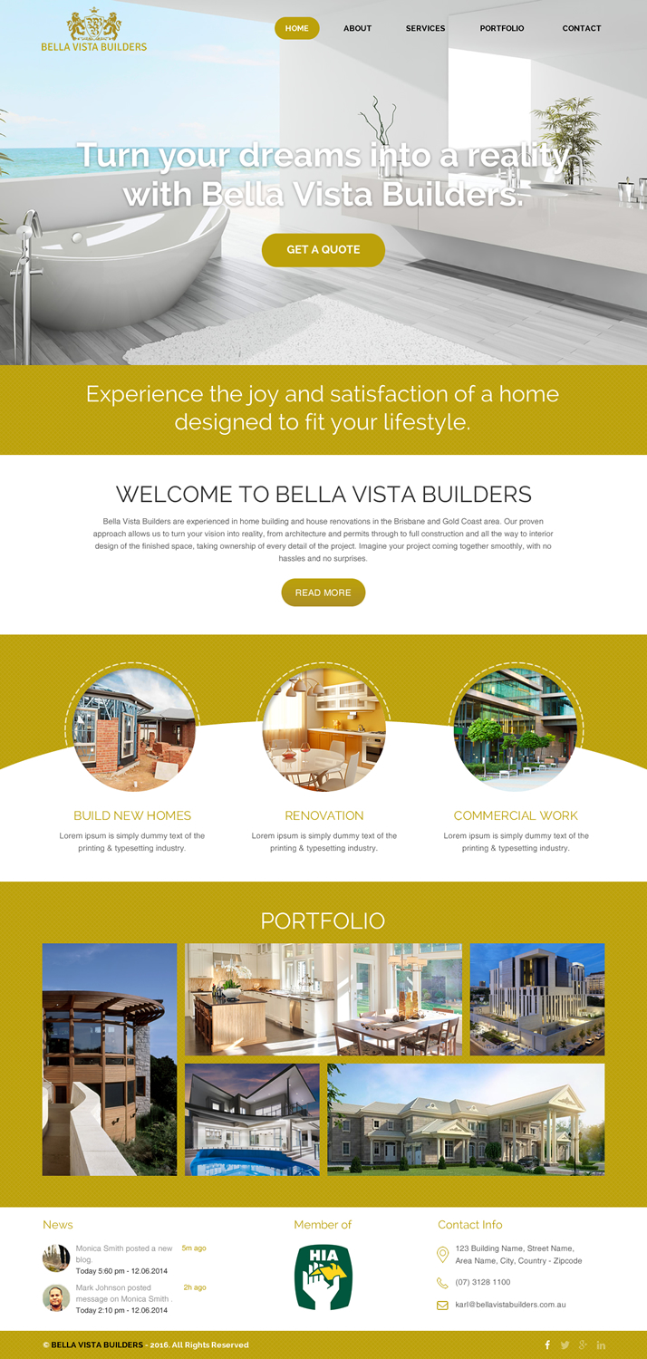 Web Design by rightway for this project | Design #12005001