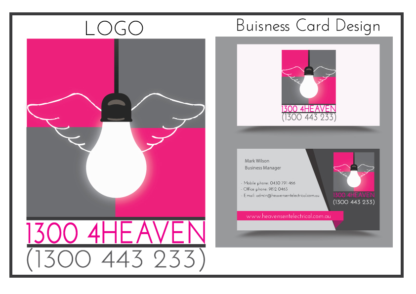 Logo Design by Cherry Creations for Heaven Sent Electrical | Design #11994323