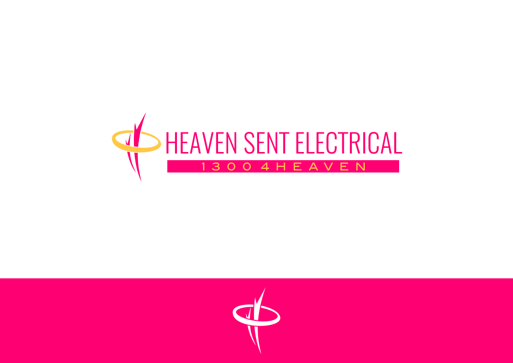 Logo Design by Amduat Design for Heaven Sent Electrical | Design #11990264