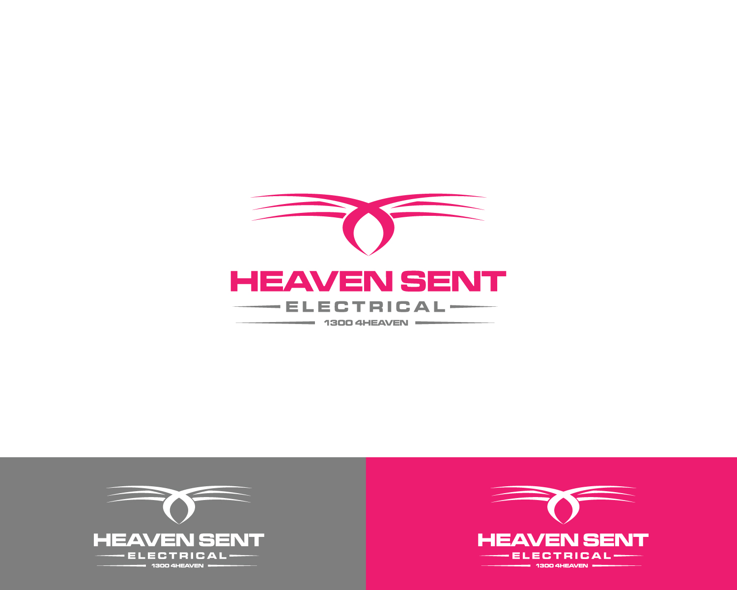 Logo Design by Atec for Heaven Sent Electrical | Design #11987459