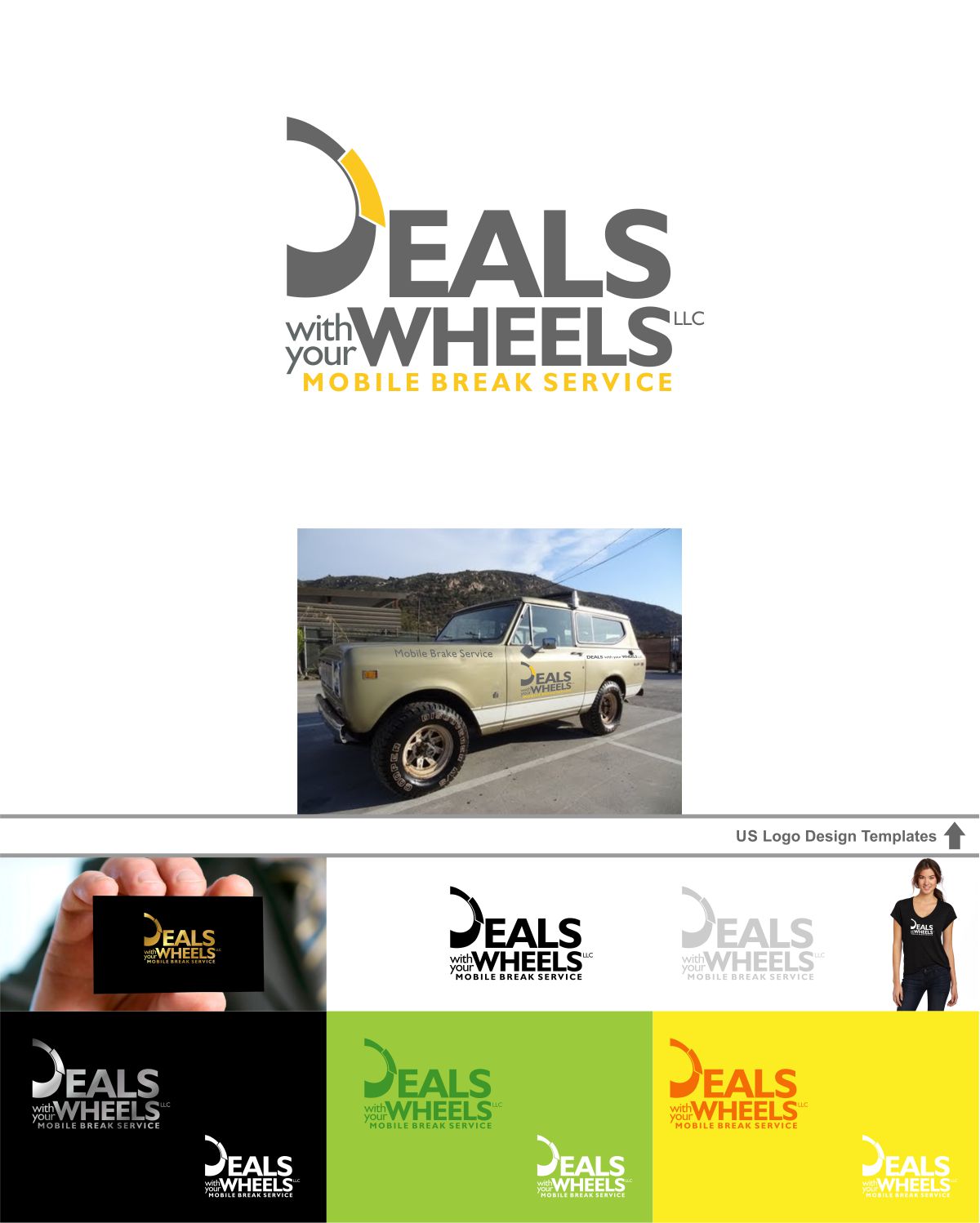 Diseño de Logo por DesignMX (Renan Mejia) para Deals with your Wheels | Diseño #12026074