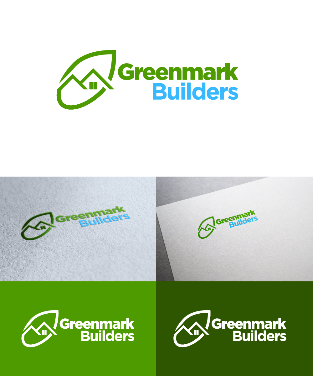 Logo Design by Sergio Coelho for Greenmark Builders Inc. | Design #12062785