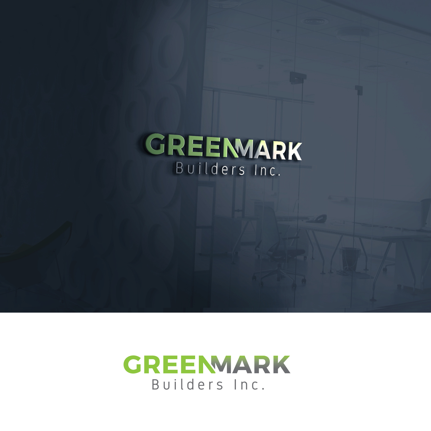 Logo Design by Awash for Greenmark Builders Inc. | Design #12054344