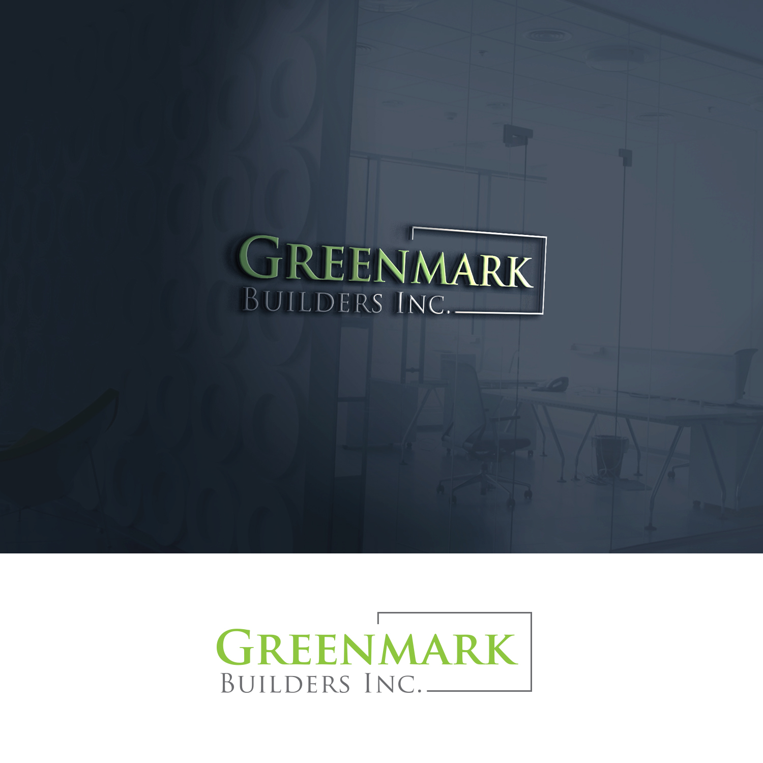 Logo Design by Awash for Greenmark Builders Inc. | Design #12054346