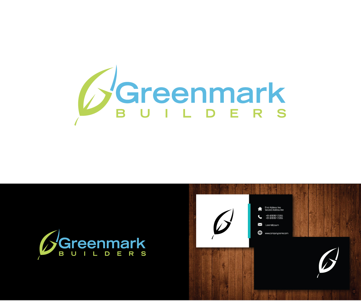 Logo Design by e-graphics for Greenmark Builders Inc. | Design #12051327