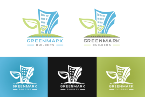 Logo Design by innvogen for Greenmark Builders Inc. | Design #12042392