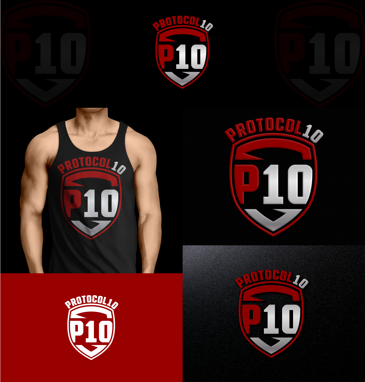 Logo Design by AFD for Protocol10 Athletic Apparel | Design: #12072732