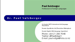Business Card Design by Miss. Lacy for this project | Design: #498019