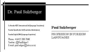 Business Card Design by Miss. Lacy for this project | Design: #498026