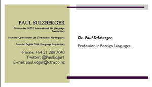 Business Card Design by Miss. Lacy for this project | Design: #498029