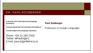 Business Card Design by Miss. Lacy for this project | Design #498039