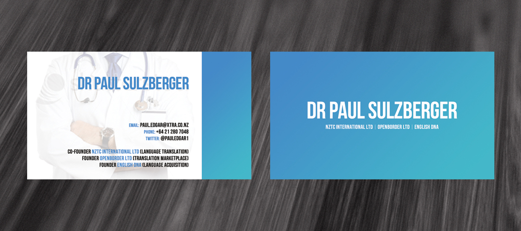 Business Card Design by diRtY.EMM for this project | Design #501901