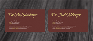 Sulzberger Business Card | Visitenkarten-Design von diRtY.EMM