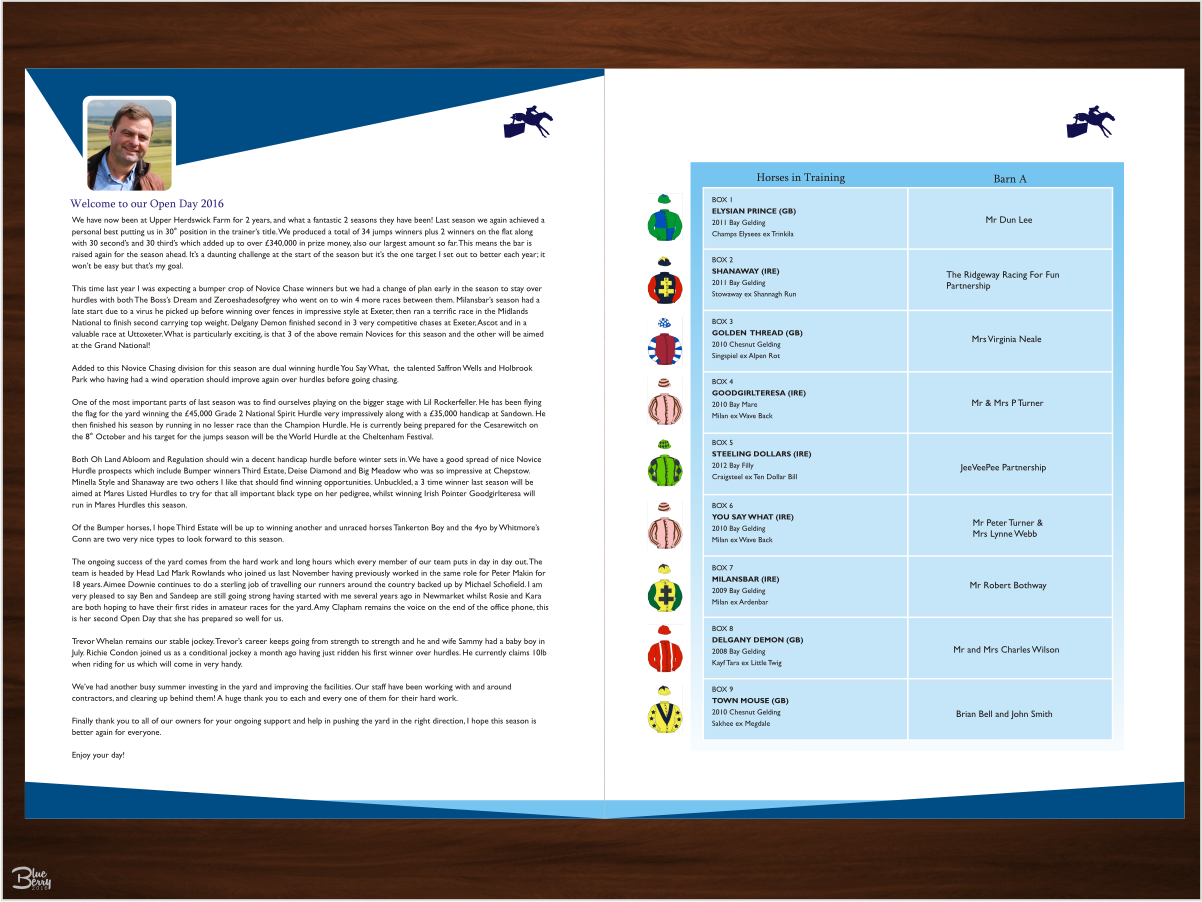 Flyer Design by Blueberry for Ridgeway Racing Ltd | Design #11999833