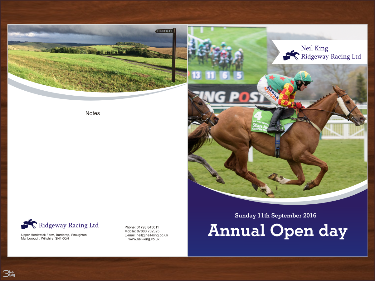 Flyer Design by Blueberry for Ridgeway Racing Ltd | Design #12002339