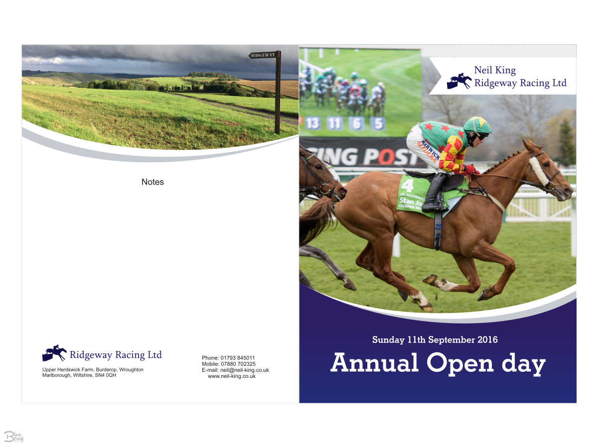 Flyer Design by Blueberry for Ridgeway Racing Ltd | Design: #12005560