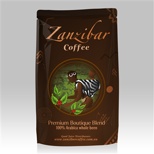 Label Design by Giovanni for Zanzibar Coffee Roasters | Design: #2397470