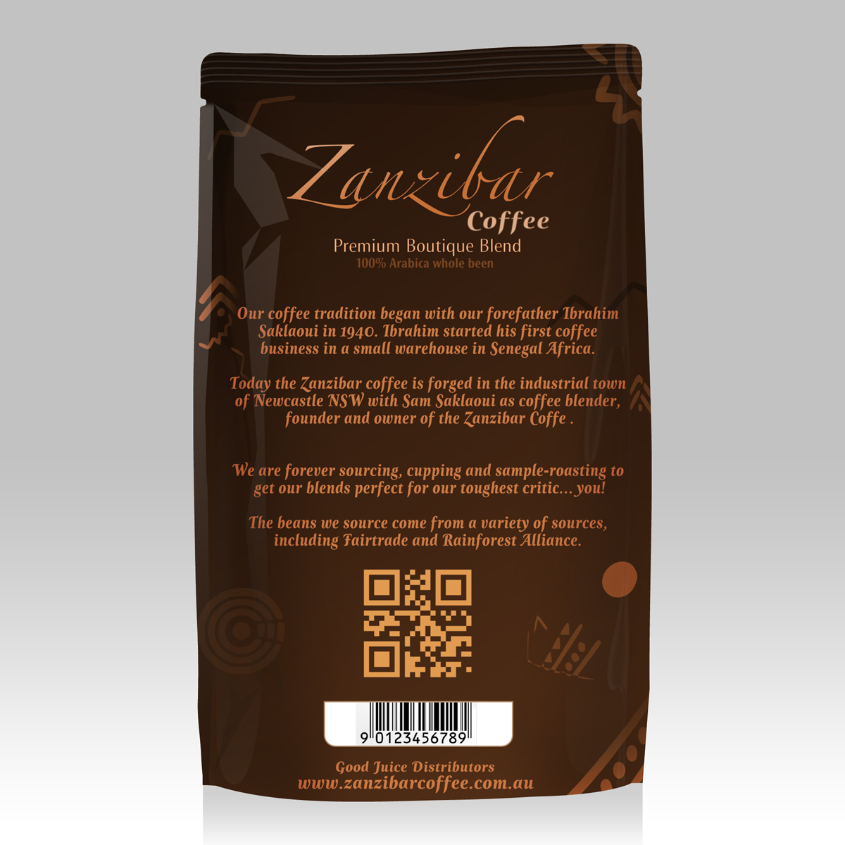 Label Design by Giovanni for Zanzibar Coffee Roasters | Design #2397475