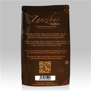 Label Design by Giovanni for Zanzibar Coffee Roasters | Design: #2397475