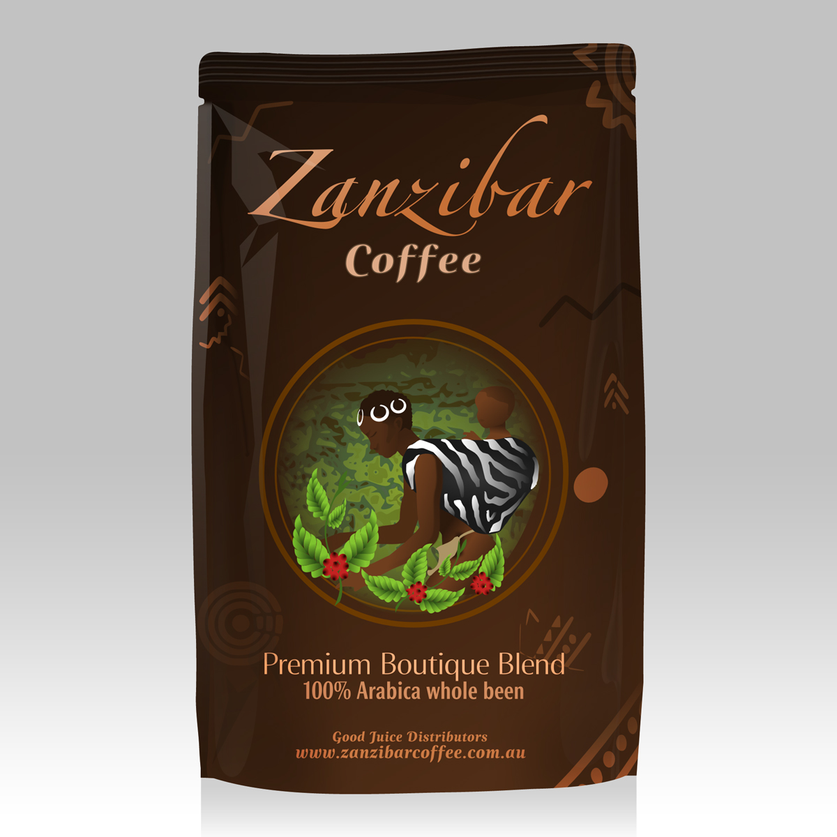 Label Design by Giovanni for Zanzibar Coffee Roasters | Design #2399640