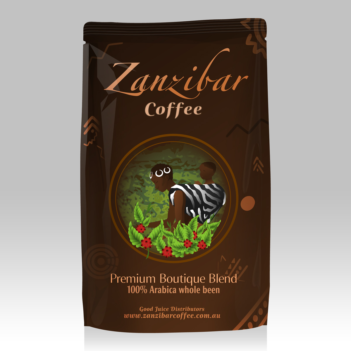 Label Design by Giovanni for Zanzibar Coffee Roasters | Design #2399696