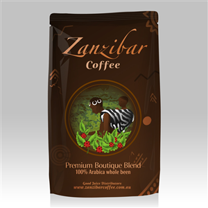 Label Design by Giovanni for Zanzibar Coffee Roasters | Design: #2399696