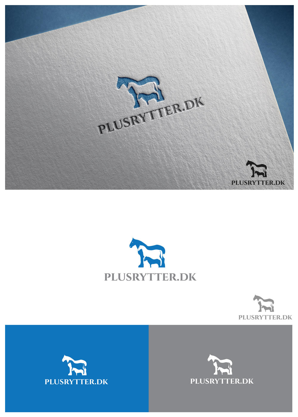 Logo Design by goranvisnjic82 for Plusrytter | Design #11991814