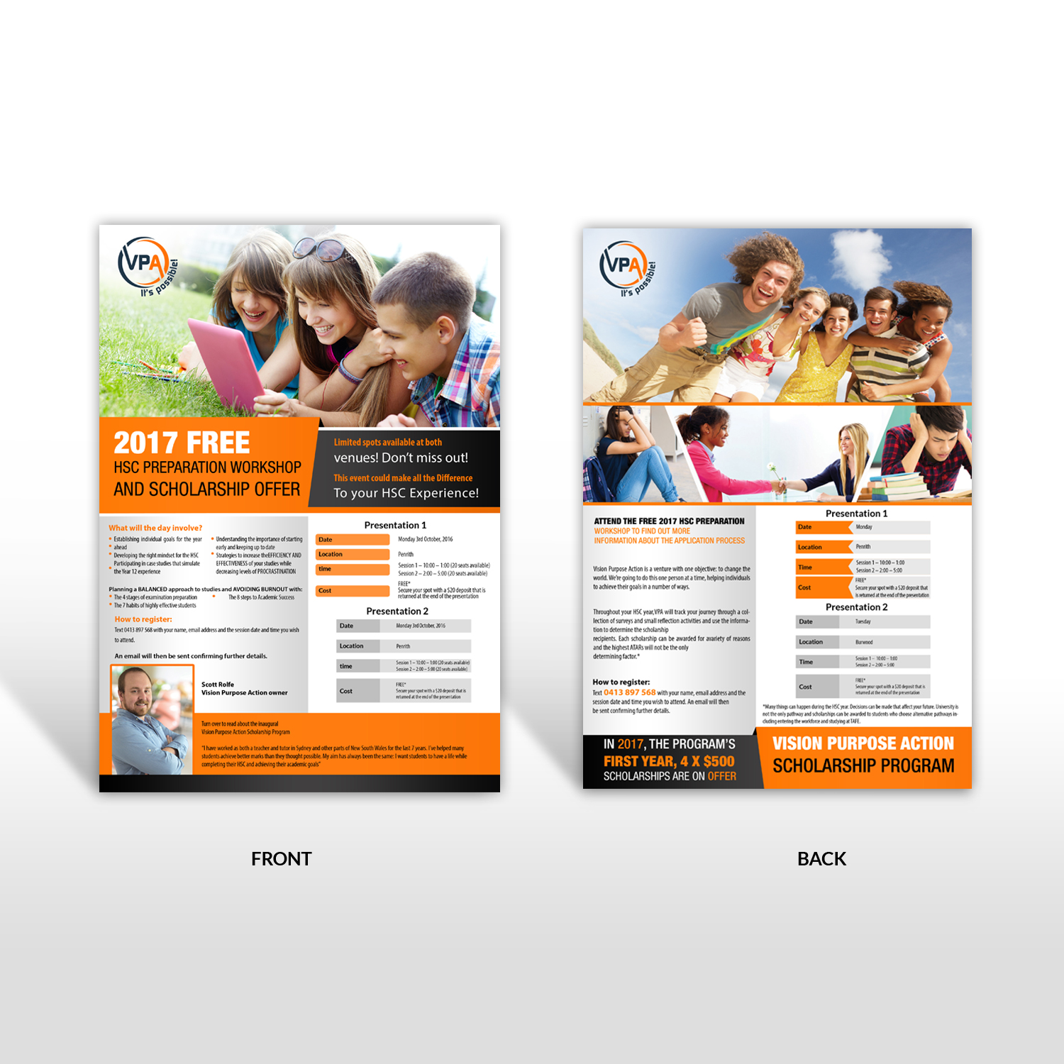 bold playful flyer design for scott rolfe by hih7 design 12032376 free flyer for scholarship programs