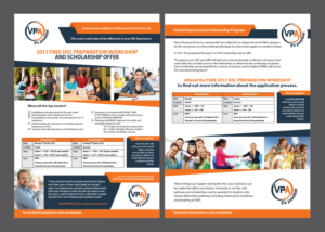 VPA Flyer - Workshop and Scholarship Program | Design de Flyer par Achiver