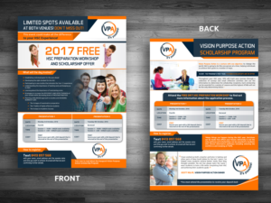 VPA Flyer - Workshop and Scholarship Program | Flyer Design by innovative earth