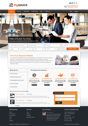 Web Design by OM for Mysource Group Pte Ltd | Design: #2397664