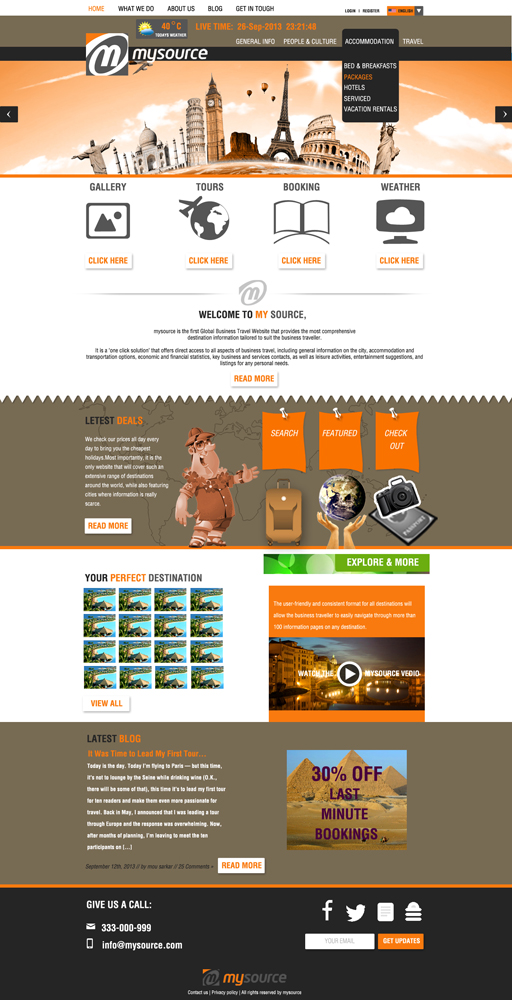 Web Design par Bright Star pour Mysource Group Pte Ltd | Design #2429098