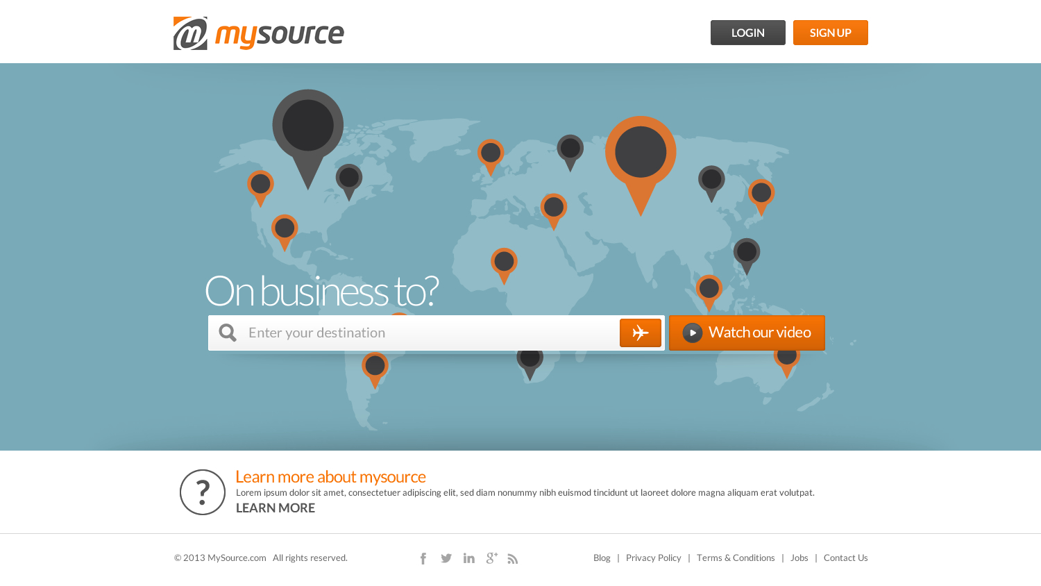 Online travel site crowdsourced web design